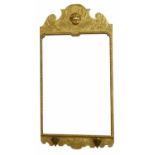 Late 18th-century gesso wall mirror