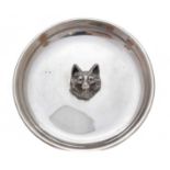 An Edward VII silver trinket dish,