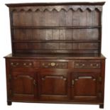 Early 18th century oak dresser