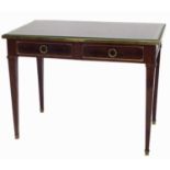 Late 19th-century continental writing table