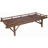 20th century Chinese hardwood day bed,