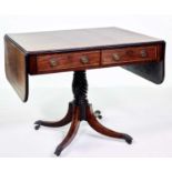 Early 19th-century rosewood veneered sofa table