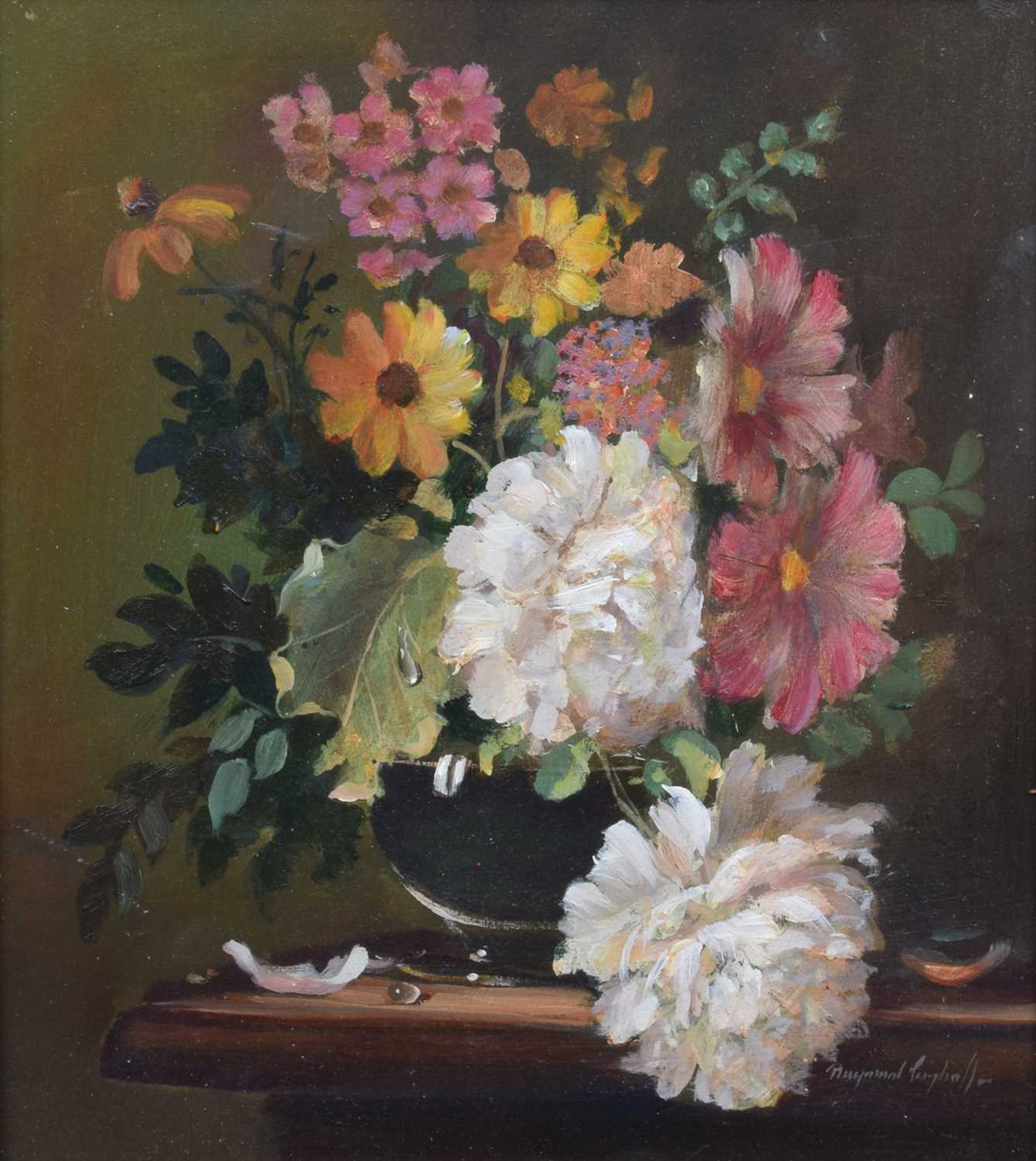 Raymond Campbell (British 1956-) Floral still life