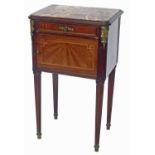 19th-century French bedside cabinet