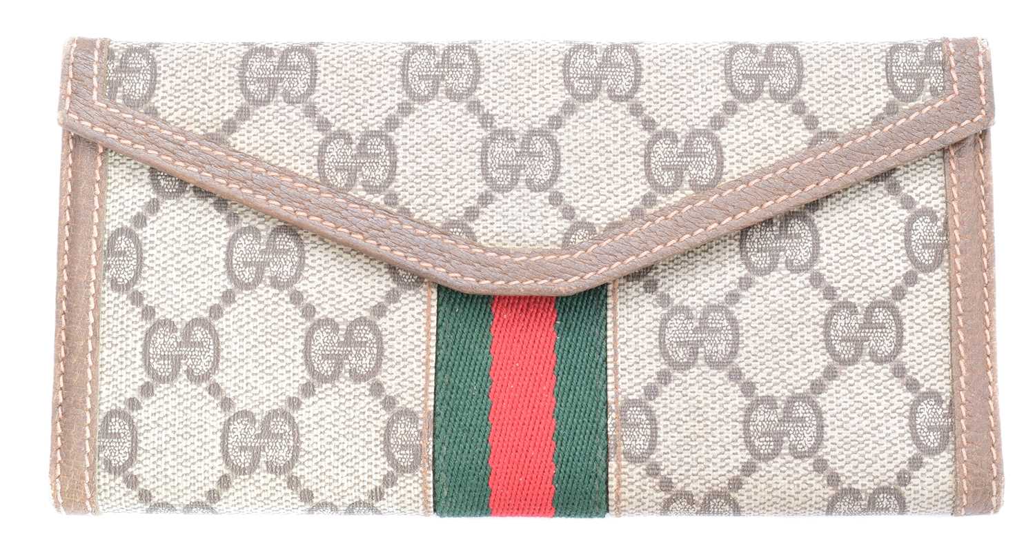 A Gucci Web Line Wallet, - Image 2 of 2