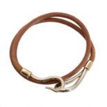 A Hermes Jumbo Double Tour bracelet,