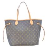 A Louis Vuitton Monogram Neverfull MM handbag,