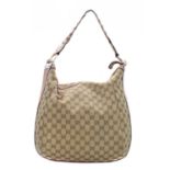 A Gucci Bamboo Bar Hobo Shoulder Bag,