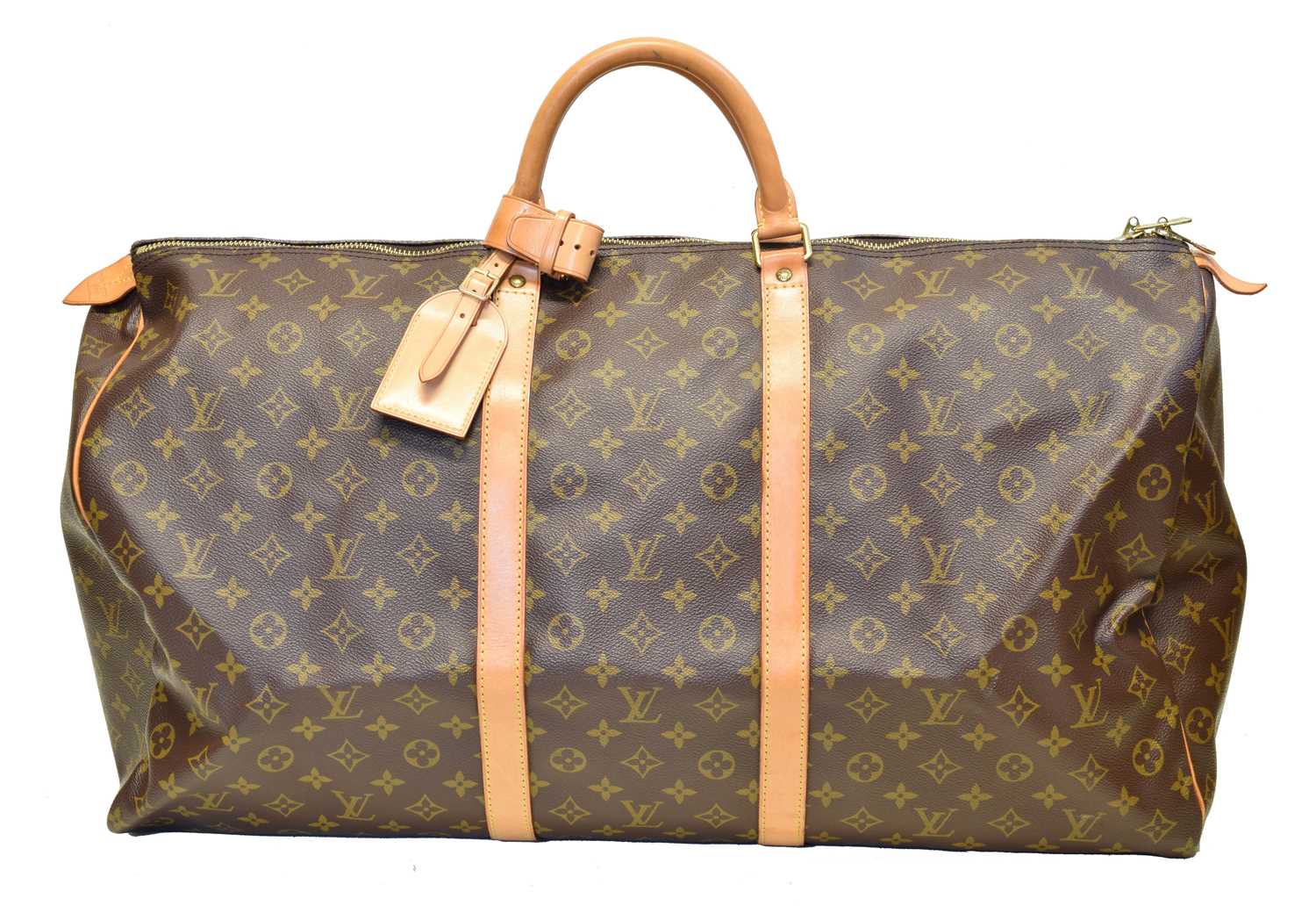 A Louis Vuitton monogram Keepall 60 luggage bag, - Image 2 of 2