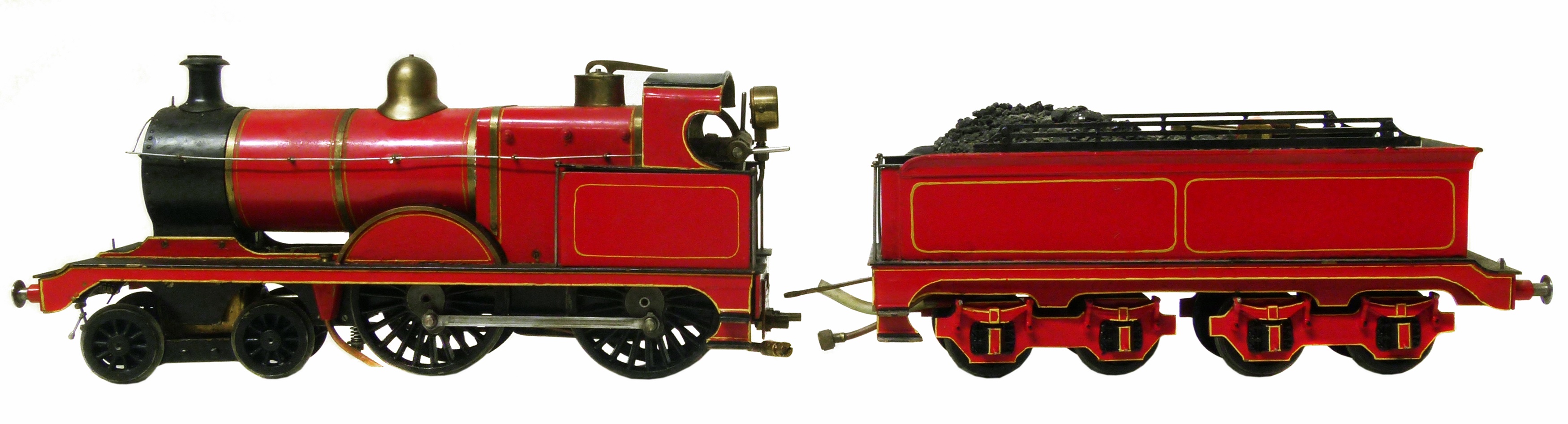 O gauge live steam spirit fired locomotive