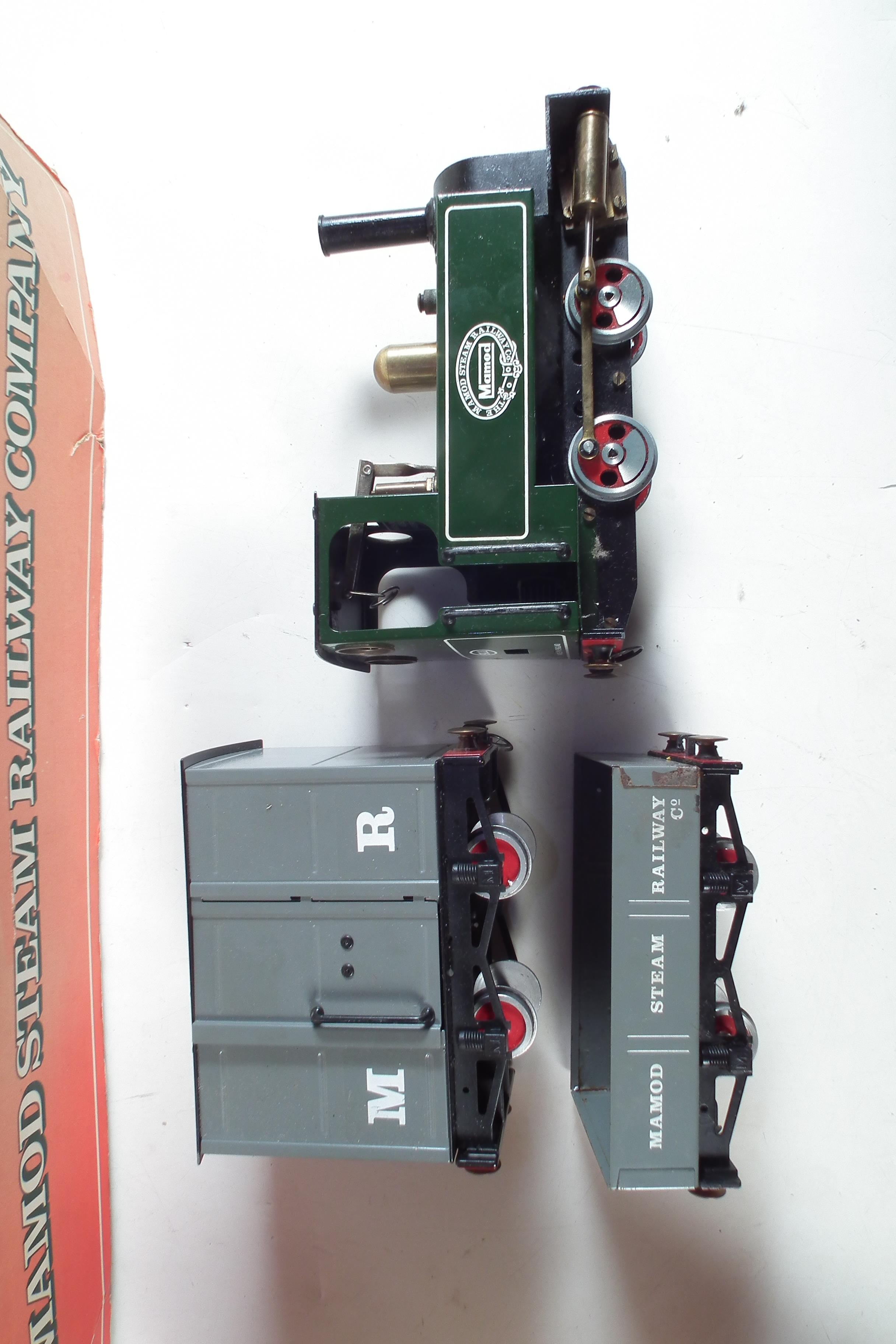 Mamod steam engine train set, - Image 9 of 13