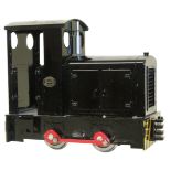Roundhouse 'Little John' battery-powered 16mm 0-4-0 diesel locomotive.