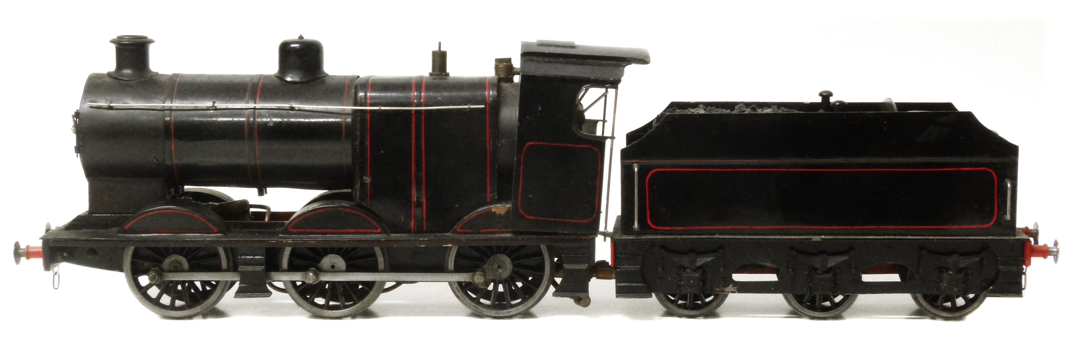 O gauge live steam spirit fired locomotive