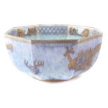 Wedgwood lustre octagonal bowl,