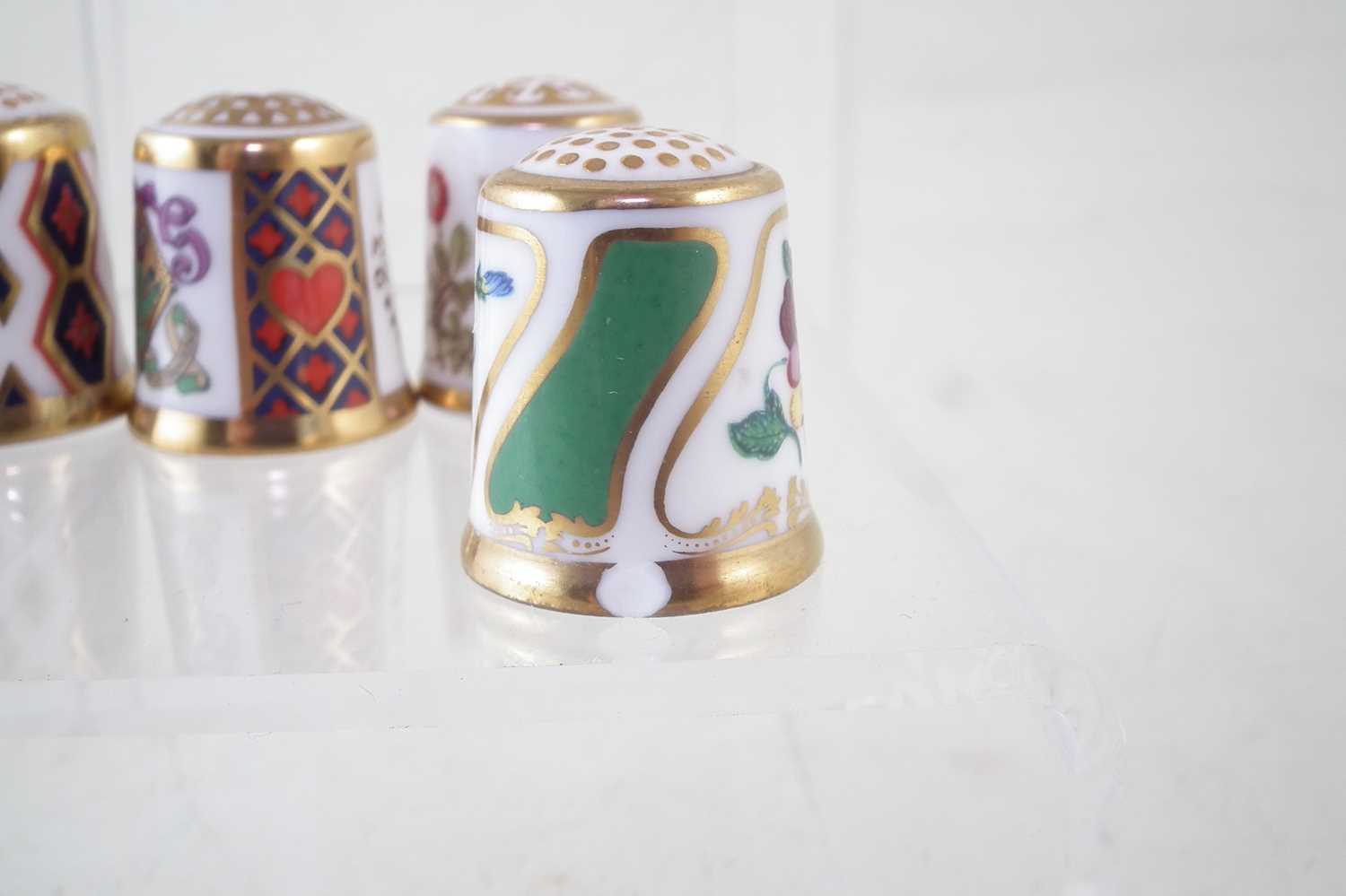 Eighteen Royal Crown Derby thimbles. - Image 6 of 6