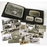 Approximately 139 photographs in an album from 1930s featuring Gold Cup trials,
