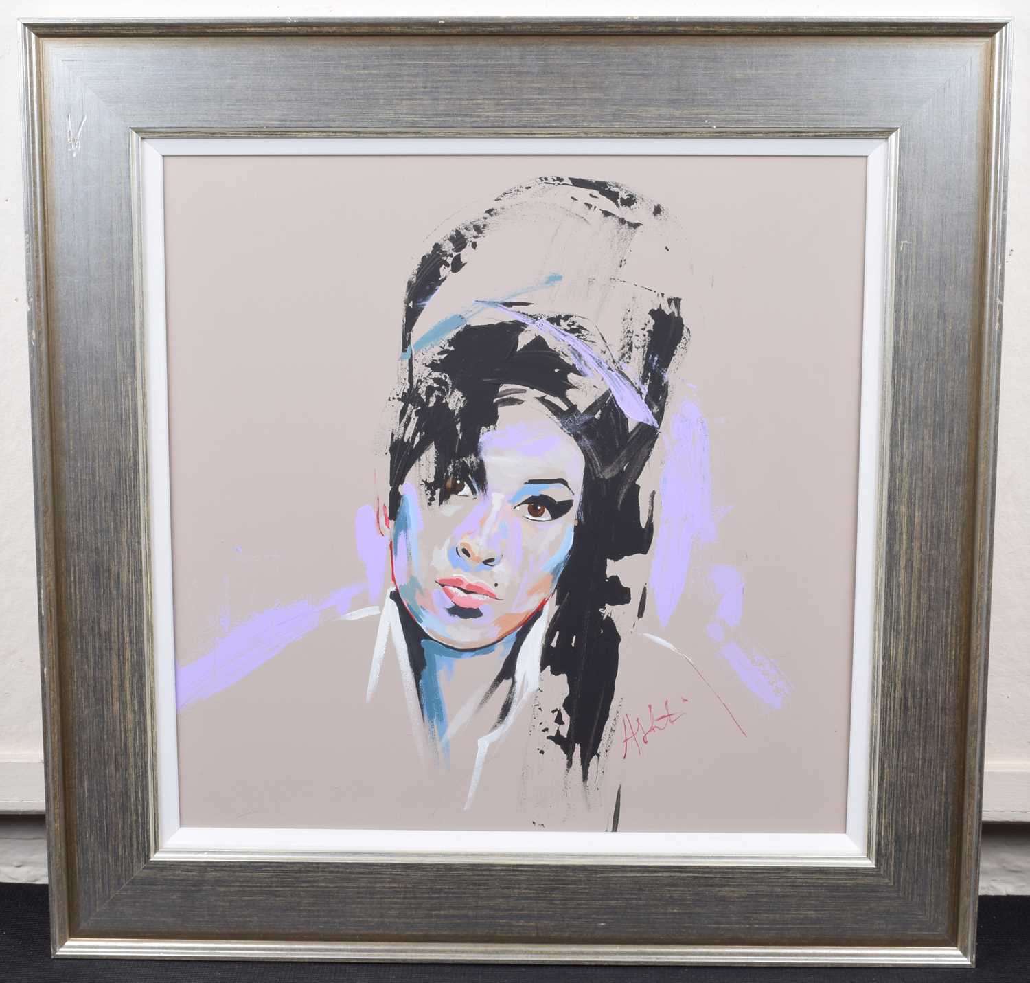 Annabel Thornton S.W.A., 20th/21st century Portrait of Amy Winehouse - Image 2 of 2