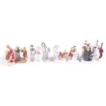 Seven boxed Coalport Snowman figures