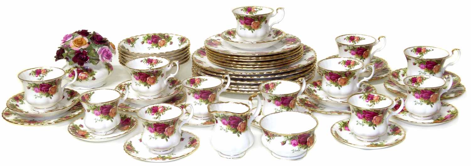 Royal Albert Old Country Roses tea, coffee and dinner service.