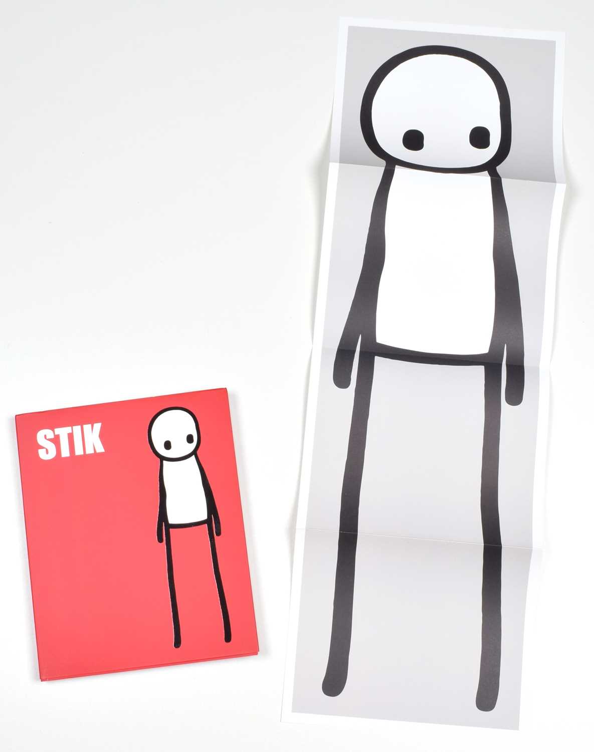 Stik (British 1979-) "Standing Figure (Grey)" - Image 2 of 2