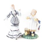 Two Royal Doulton figures,