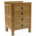 Robert ' Mouseman' Thompson four drawer side cabinet.