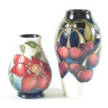 Two Moorcroft vases