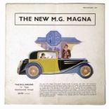 The New MG Magna 'L' Type sales brochure continental coupe.