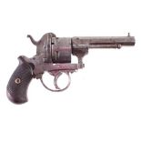 12mm 5 shot Guardian Pin fire revolver.