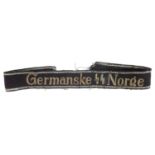 Germanske SS Norge cloth cuff title