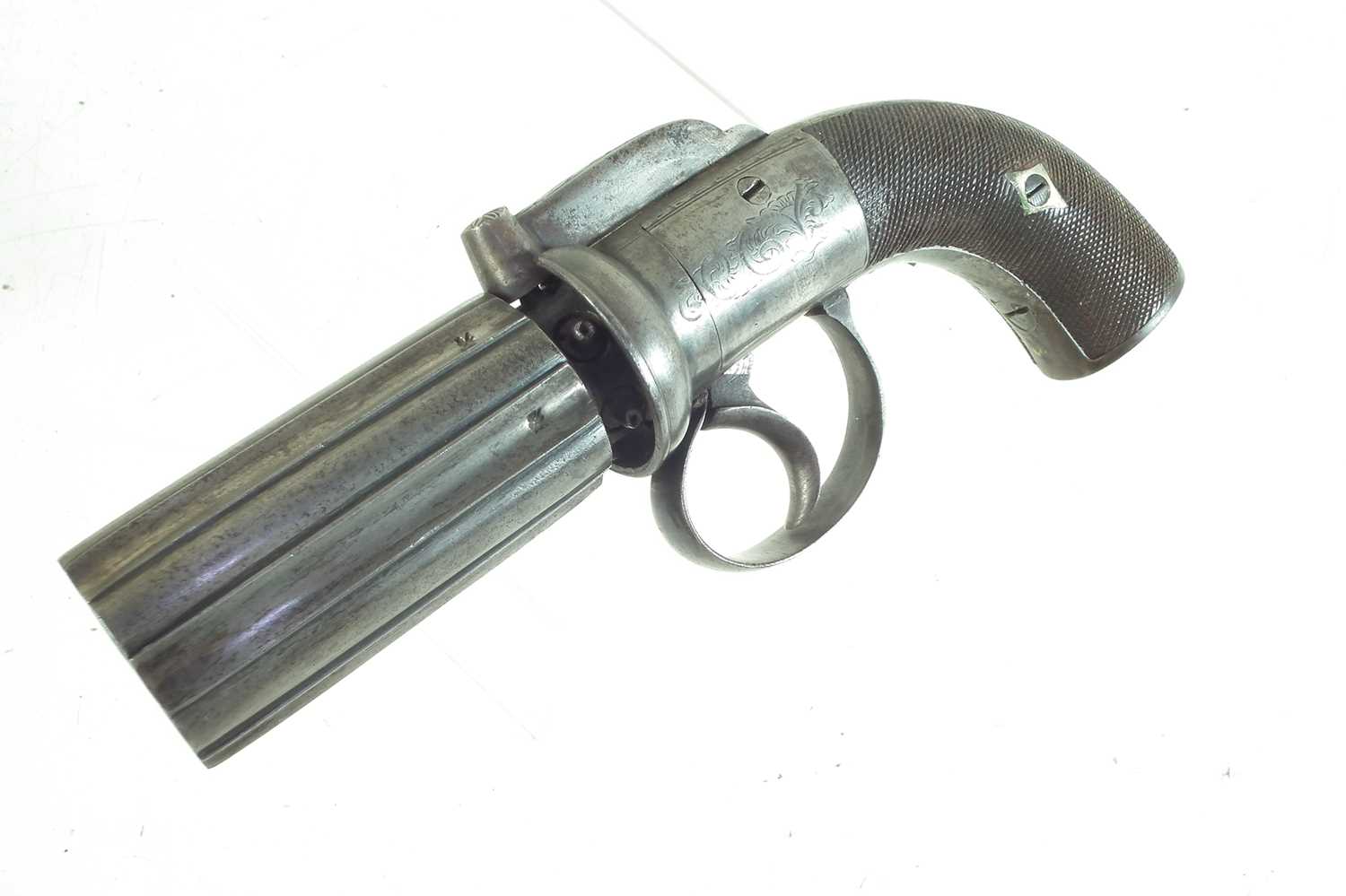 Percussion pepperpot pistol - Image 5 of 6
