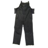 Pair of Napier wool / alpaca blend hunting overall dungarees