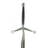 Modern replica of a replica Scotish Claymore broad sword