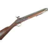 Percussion carbine with spring bayonet