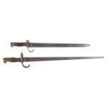 Two bayonets,