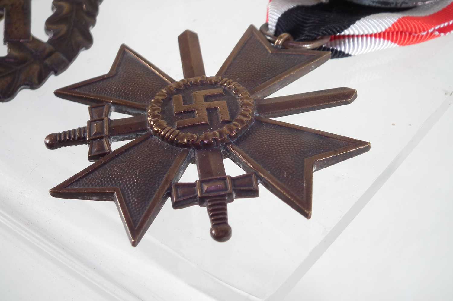Three German Third Reich badges and a medal - Image 3 of 9