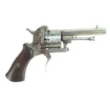 Belgian Pinfire revolver