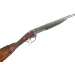 Gibbs 12 bore side by side hammerless shotgun