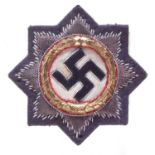 German Third Reich War Order cloth badge