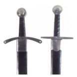 Two modern replica swords