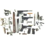 Colection of gun parts