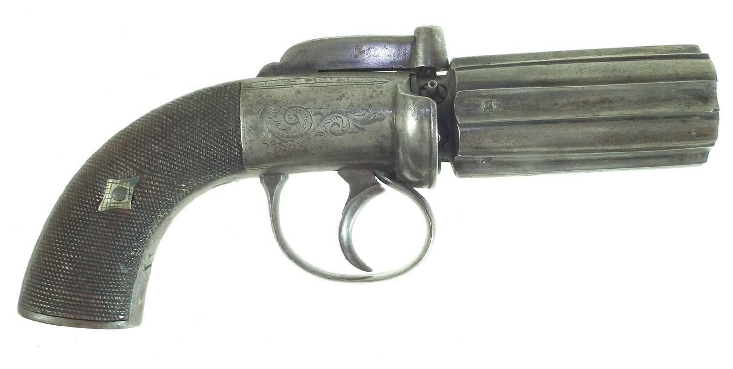 Percussion pepperpot pistol