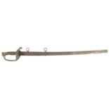 French Mle.1845 pattern sabre and scabbard