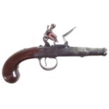 Queen Anne Flintlock pistol by Richards