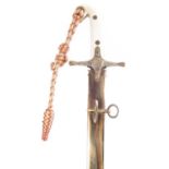 Modern replica of a Mameluke dress sword and scabbard