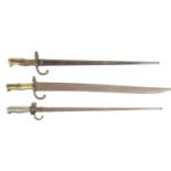 Three bayonets