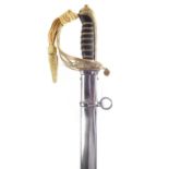 Modern replica of a 1822 pattern sword and scabbard