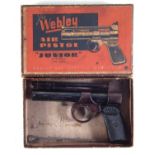 Boxed Webley Junior .177 air pistol