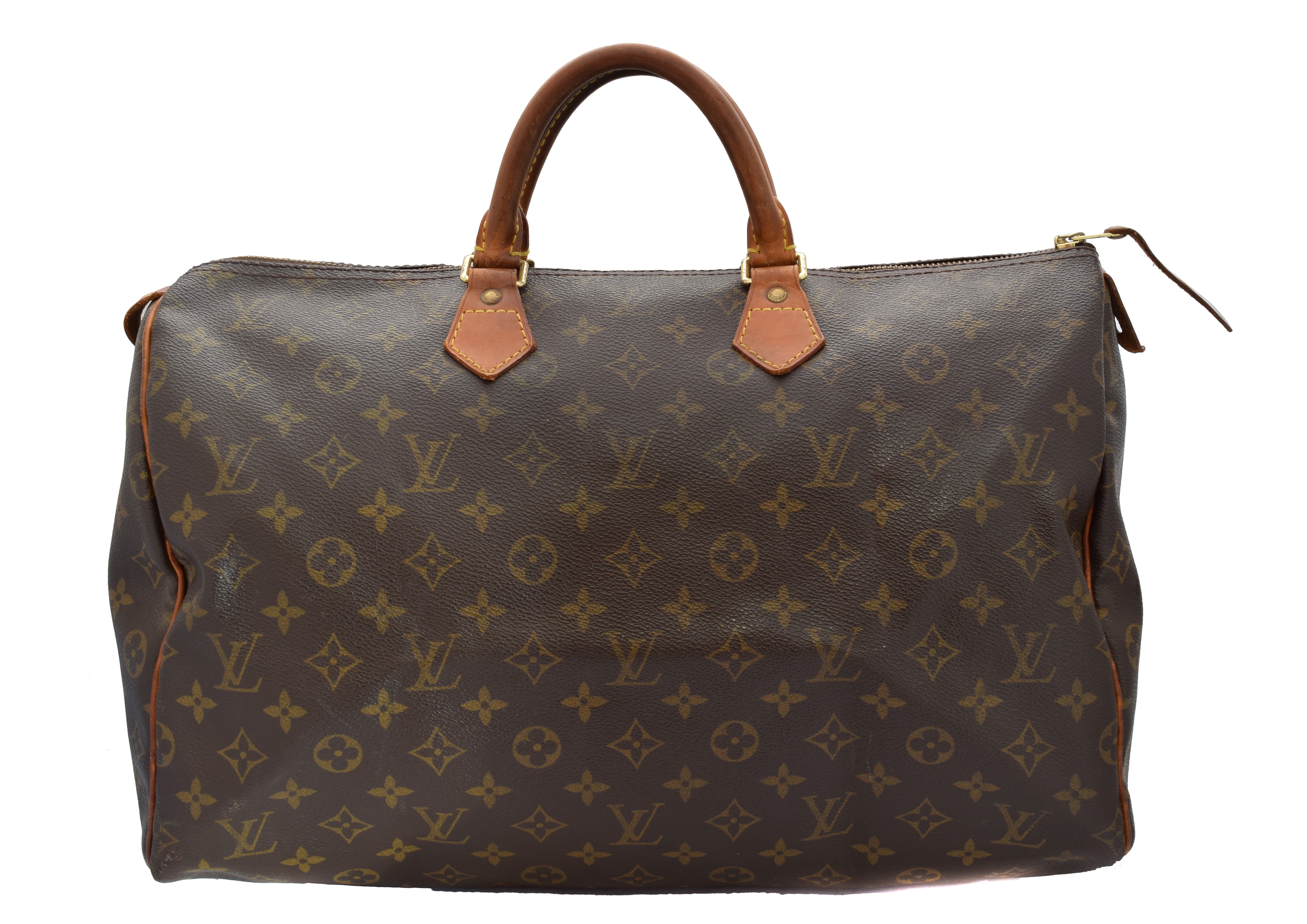 A Louis Vuitton monogram Speedy 40 handbag,