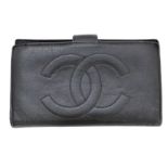 A Chanel Long Bifold Wallet,